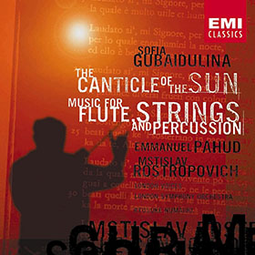 Gubaidulina:The Canticle of the Sun, Music for flute, strings and percussion